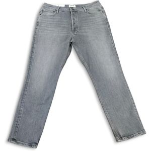 $168 NEW Agolde Nico High Rise Jeans Button Fly Chime Gray Denim 26.25 L Size 32